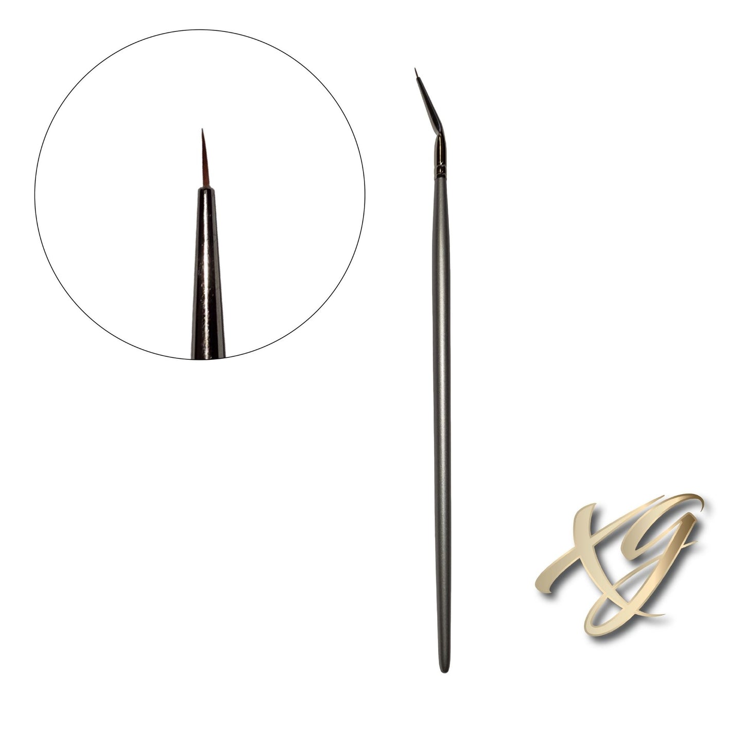 Thin and small nail art brush